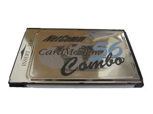 NETCOMM MODEM PC CARD PCMCIA DIALUP 56K CM3475 MODEM56 COMBO - Photo 1/5