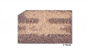 Tillig 86326 Gleisbettung für Entkupplungsgleis (83201) - Länge 83 mm, TT - Bild 1 von 1