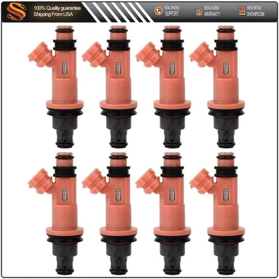 8X Inyectores de combustible para Lexus GS430 GS400 LS400 LS430 SC400 SC430 2010-1998 Foto 1 de 4