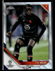 2021-22 Topps Chrome UEFA Champions League Tim Weah #189 Refractor - Picture 1 of 2