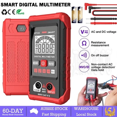 HABOTEST HT123 Digital Multimeter Smart Meter Tester Meter leads Volt AC/DC Ohm - image 1 of 4