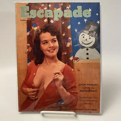 February 1957 Escapade Mens Magazine Pinups Short Stories Brooklyn fiction Humor Foto 1 de 4