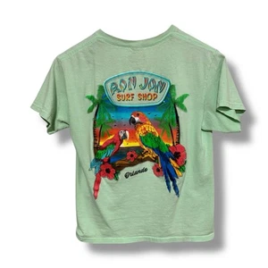 Ron Jon Surf Shop Orlando Florida Youth Unisex T Shirt Green *Stained M 17x21 - Picture 1 of 6
