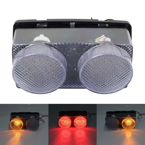 LED Tail Light with Turn Signals Fit YAMAHA YZF R1 1998-1999 Clear gk - Picture 1 of 13