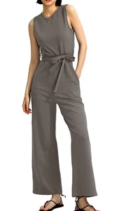 Mono CHERFLY Cinturón Pierna Ancha Fluido Oliva 2025 - NUEVO - Talla Grande - Imagen 1 de 8