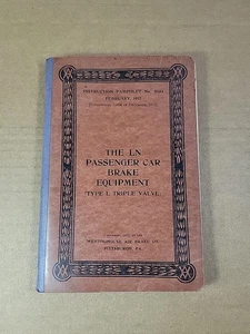 VTG 1917 AUTOMOBILE No 5034 THE PASSENGER CAR BRAKE EQUIMENT TYPE L TRIPLE VALVE - Picture 1 of 24