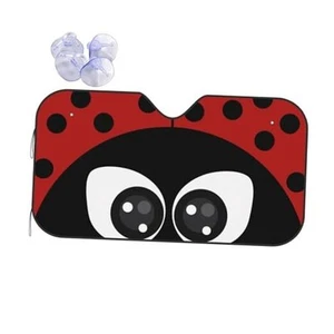 Windshield Sunshade for Car SUV Truck Foldable Uv Ray Reflector Cute Insects - Picture 1 of 8