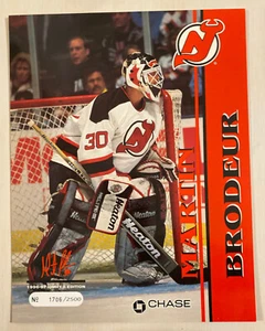 1996-97 NJ Devils Limited Edition Program Insert Martin Brodeur - Picture 1 of 2