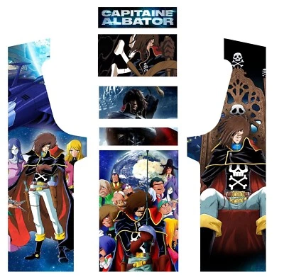 Stickers Albator pour Borne d'Arcade MAME - Voyagez vers l'Infini + GIFTS - Photo 1/4