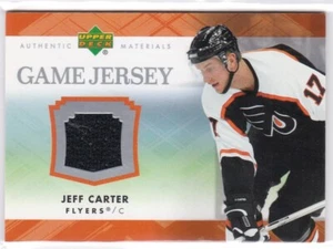 2007-08 UPPER DECK JEFF CARTER UD GAME JERSEY J-JC PHILADELPHIA FLYERS - Picture 1 of 1