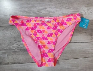 Since Beach Culture Swimwear Bikini Bottoms Womens Size Large Pink NWT - Picture 1 of 10