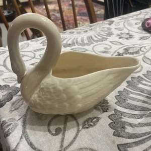 Belleek Irland Antik Schwan Milchkännchen Groß 5,5 Zoll - Bild 1 von 7