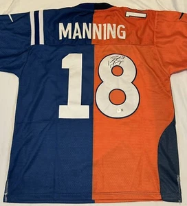 Peyton Manning Signed Autographed Half Colt Half Broncos Jersey Beckett COA - Picture 1 of 2