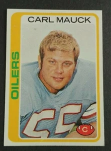 Tarjeta de fútbol americano Carl Mauck C 1978 Houston Oilers #193 - Imagen 1 de 2