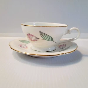 Taza y platillo vintage EPIAG D. F. ChechoEslovaquia porcelana floral Demitasse - Imagen 1 de 10