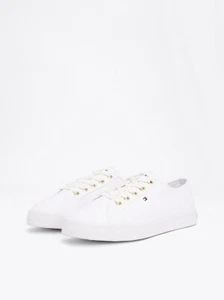 White Essential Nautical Trainers - Tommy Hilfiger Euro Size 36 - Picture 1 of 9