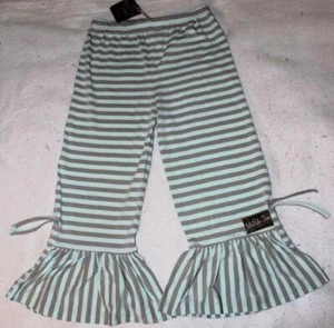NWT Matilda Jane Hello Lovely Lined With Love Cropped Big Ruffle Pants 10 Tween - Picture 1 of 1