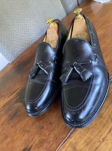 Allen Edmonds grayton black leather Men's Dress Shoes Size 9.5 C - Picture 1 of 8