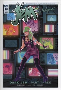 Jem And The Holograms 13 Sub Cover Variant IDW Comics Book 2016 Thompson TVs - Picture 1 of 2