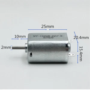 Mini FF-130SH-2657 Electric Motor DC 1.5V-5V Metal Brush RC Boat four-wheel Car - Picture 1 of 6
