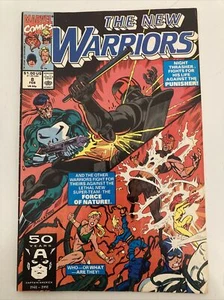 The New Warriors #8 1990 Marvel Comics Comic Book Punisher Force of Nature - Picture 1 of 2