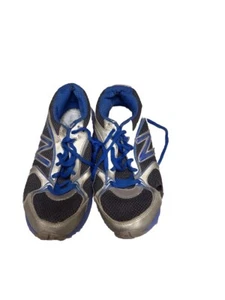 NEW BALANCE 635 Royal Blue Silve Shoes 4.5 big boys school age athletic sneakers - Picture 1 of 6