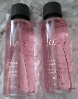 *2* СМЕСЬ: БАР *СТЕКЛЯННАЯ РОЗА* СПРЕИ ДЛЯ ВОЛОС И ТЕЛА NO 11 EA 5 ЖИДКИХ УНЦИЙ/150 мл - Изображение 1 из 2
