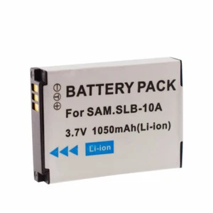 Digital Camera Battery SLB-10A Samsung P800 P1000 P1200 PL50 PL51 PL55 - Picture 1 of 8