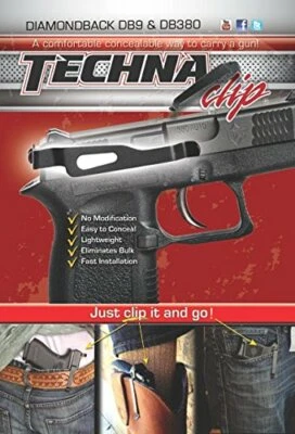 CONCEAL CARRY GUN Belt Clips for Beretta Diamondback Glock Kahr TECHNA CLIP - Image 1 of 4