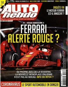AUTO HEBDO Nr. 2257 04.03.2020TEST F1 BARCELONA PORSCHE 718 CAYMAN GTS A PAVIOT - Bild 1 von 1