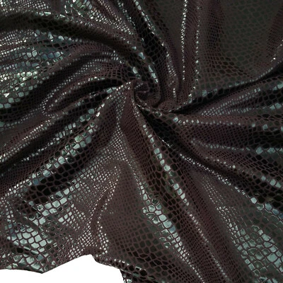 MARKENLOS Pelle di agnello spessore 0,5 mm design rettile molto morbida sottile vera pelle pelle Hide C137-8