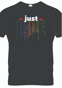 Just Ride Bikers T Shirt - Picture 1 of 2