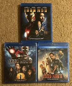 Disney Iron Man Trilogy Blu-Ray Brand New Marvel Comics Sci-Fi Movies - Picture 1 of 2