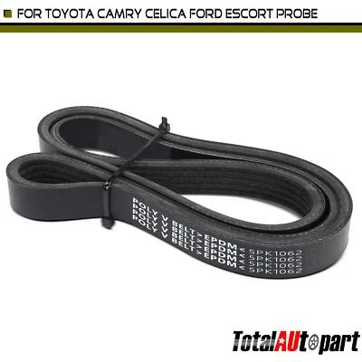 Cinturón serpentino de 40,01 pulgadas para Toyota Camry 1983 1986-1991 Ford Pontiac Mazda GMC Foto 1 de 4