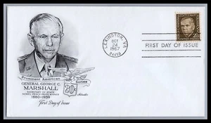 US FDC # 1289. 20c George C. Marshall Artmaster 1967, 9e394 - Picture 1 of 1