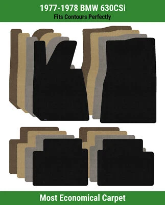 Alfombrillas Lloyd Velourtex fila delantera y trasera para BMW 630CSi 1977-1978  Foto 1 de 4