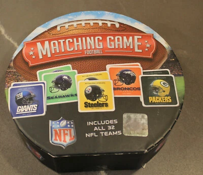 NFL MATCHING GAME by Master Pieces Complete Set      Pre-owned   - Image 1 of 3