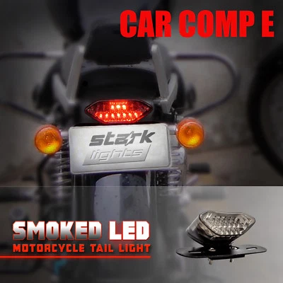 LED Turn Signal Brake License Plate Integrated Tail Light Motorcycle Quad ATV -E - Image 1 of 4