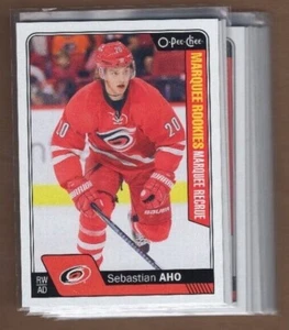 Tarjeta de novato SEBASTIAN AHO 2016/17 OPC O-Pee-Chee MARQUEE Carolina HURRICANES RC! - Imagen 1 de 1