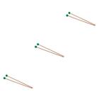 1/2/3 2 Pack Mallet Drumstick With Color Rubber Head Marimba Sticks Musical