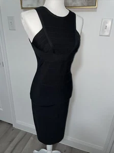 EUC Herve Leger Bandage Dress Size Small - Picture 1 of 11