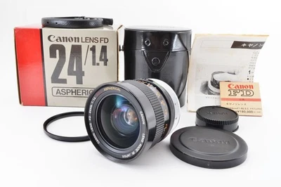 [Near MINT+++ w/Box] Canon FD 24mm f1.4 SSC S.S.C Aspherical Lens MF From JAPAN - Image 1 of 4