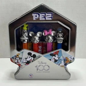 Disney 100 Jahre Wunder PEZ Sammlerdose Mickey Minnie Donald Goofy Neu - Bild 1 von 9