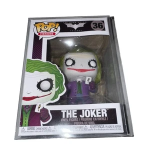 Funko Pop! Vinyl Heath Ledger The Joker (Dark Knight) #36 W/ Protector - Picture 1 of 18