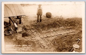 K41/ St Augustine Florida RPPC Postcard c1910 Pone De Leon Cross  44 - Picture 1 of 2