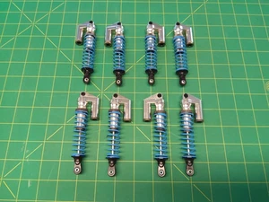 Tmaxx aluminum piggyback Integy shocks Emaxx Rustler or Stampede rears old schoo - Picture 1 of 12