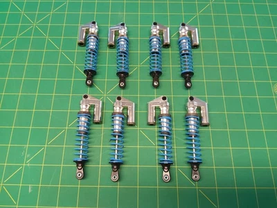 Tmaxx aluminum piggyback Integy shocks Emaxx Rustler or Stampede rears old schoo - Image 1 of 4