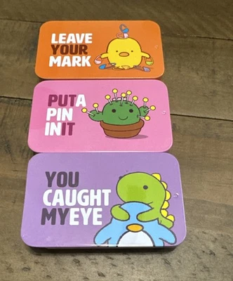 The Woobles Tin Bundle - Leave Your Mark, Put A Pin In It, You Caught My Eye - image 1 of 4