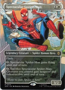Spectacular Spider-Man (Borderless) R Marvel's Spider-Man 14 NM Normal MTG - Picture 1 of 2