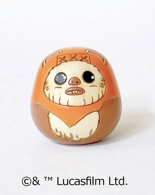 Muñeca USABURO KOKESHI Star Wars Ewok 4 cm Japón Artesanía Tradicional Nueva Foto 1 de 4